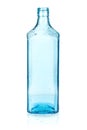 Blue empty bottle Royalty Free Stock Photo