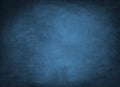 Blue empty chalkboard background school