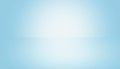 Blue empty room studio gradient abstract background blurred white light. Royalty Free Stock Photo