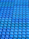 Blue empty seats