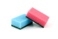 Blue en pink sponge Royalty Free Stock Photo