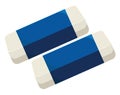 Blue eraser, icon Royalty Free Stock Photo