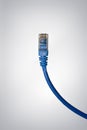 Blue Ethernet Cable Royalty Free Stock Photo