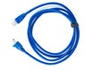 Blue ethernet copper, RJ45 patchcord