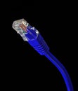 Blue Ethernet Cable Royalty Free Stock Photo