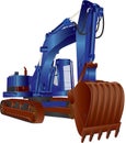 Blue Excavator