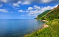 Blue expanse of deep Lake Baikal