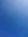 blue expanse of sky