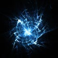 Blue explosion Royalty Free Stock Photo