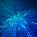 Blue extrude geometric abstract background for technology