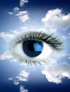 Blue eye Royalty Free Stock Photo