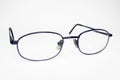 Blue eye glasses Royalty Free Stock Photo