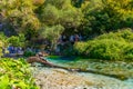 Blue eye spring near Sarande, Albania Royalty Free Stock Photo