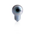 Blue eyeball in a light bulb Royalty Free Stock Photo