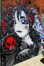 Blue Eyed Girl Graffiti