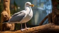 Blue Eyed Seagull In Softbox Lighting: A Carnivalcore Tribute To Carl Barks