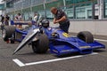 Blue on the F1 starting grid