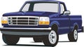 Blue f150 Royalty Free Stock Photo