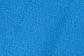 Blue fabric background texture. Detail of textile material close-up Royalty Free Stock Photo