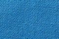 Blue fabric of cloth texture background. Detail of textile material close-up Royalty Free Stock Photo