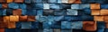 Blue fabric texture background closeup. Futuristic texture.