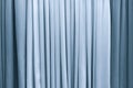 Blue fabric texture close-up curtains, Blue Velvet, modern design background sample Royalty Free Stock Photo