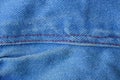 blue fabric texture of mashed and shabby denim Royalty Free Stock Photo