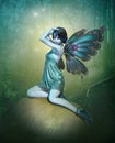 Blue Fairy, 3d CG