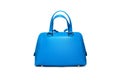 Blue female bag-1 Royalty Free Stock Photo