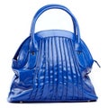 Blue female bag Royalty Free Stock Photo