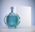 Blue female perfume
