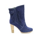 Blue female shammy boot