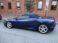 Blue Ferrari in Georgetown Royalty Free Stock Photo