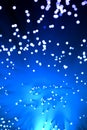 Blue fiber optic background Royalty Free Stock Photo