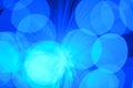 Blue fibre optics