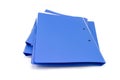 Blue files folder. retention of contracts and paper