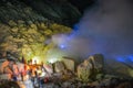 Blue fire, Kawah Ijen Volcano