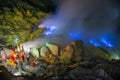 Blue fire, Kawah Ijen Volcano