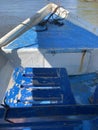 A blue Fishermans boat