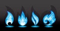 Blue flame