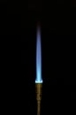 Blue Flame Royalty Free Stock Photo