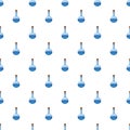 Blue flask of potion pattern