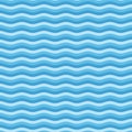 Blue flat wave pattern. Royalty Free Stock Photo