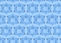 Blue floral background with sun element design