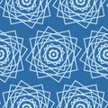 Blue floral pattern for textile, seamless pattern, scrapbook background wallpaper creative art Royalty Free Stock Photo
