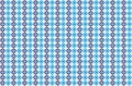 Blue flower pattern