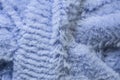 Textured blue fabric macro background closeup texture Royalty Free Stock Photo