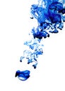 Blue fluid form