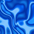Blue waves shapes fractal, galaxy forms, abstract texture, graphics Royalty Free Stock Photo