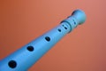 Blue Flute Royalty Free Stock Photo